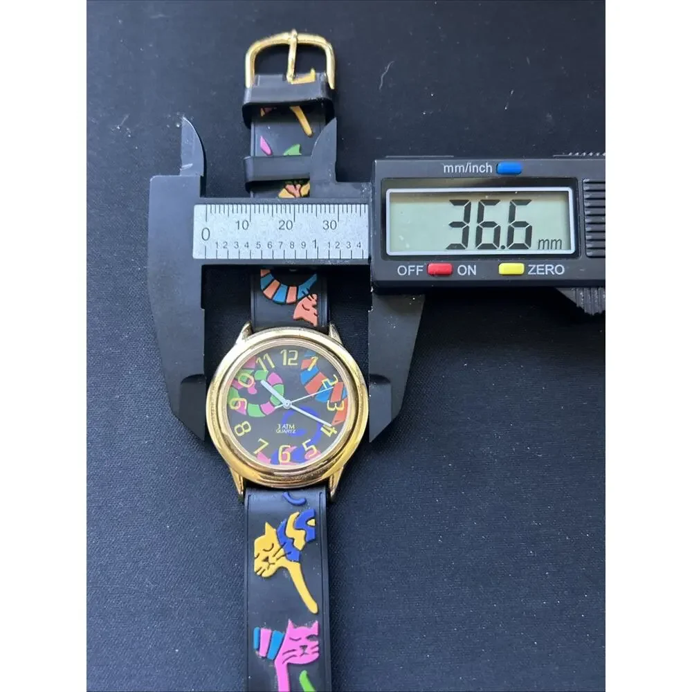Gold Tone Cat Band Women’s Quartz Watch